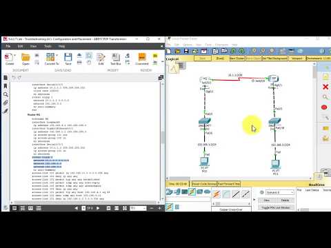 9.4.2.7 Lab  - Troubleshooting ACL Configuration and Placement