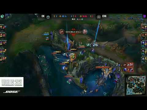 EDG playing at their best | EDG vs DK game 1 Worlds finals 2021