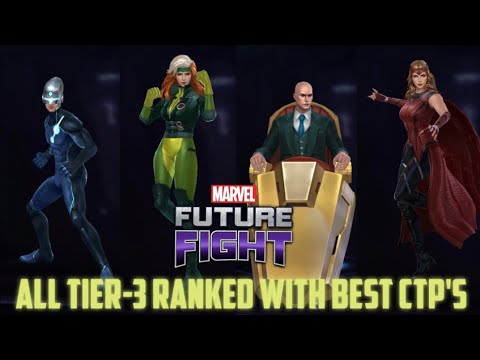 All T-3 Characters Ranked with best CTP's (June) Marvel future fight