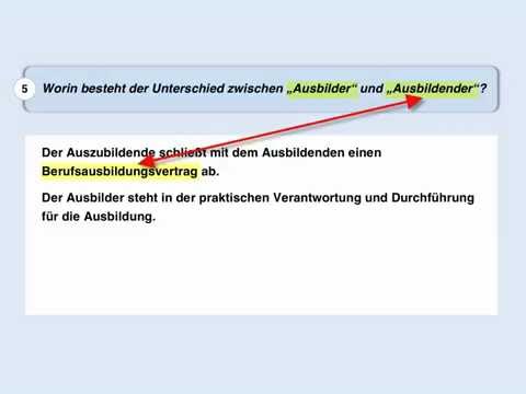 AEVO-Prüfung Handlungsfeld 1 - Prüfungsfragen mit Antworten