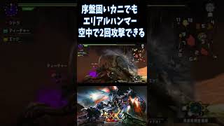 MHXXハンマー使うならエリアルハンマーが簡単！空中での連続攻撃が最高に気持ちいい