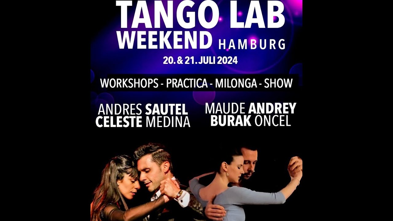 Video thumbnail for Andrés Sautel & Celeste Medina, Burak Öncel & Maude Andrey - Maipo -Tango Bardo