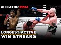 Top Active Win Streaks | Bellator MMA