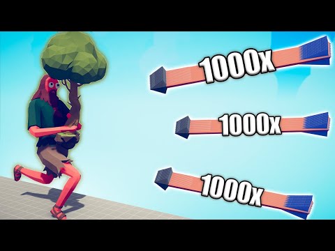 TREE GIANT vs 1000x OVERPOWERED UNITS - TABS | Totally Accurate Battle Simulator 2023