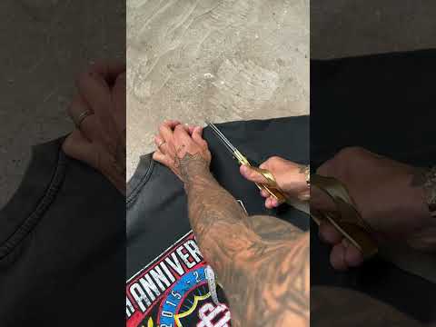 DIY Cut-off Vest | The Couture Club #shorts