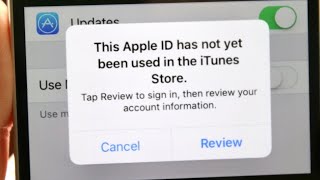 How To FIX This Apple ID Hasn&#39;t Been Used In The iTunes Store! (2021)