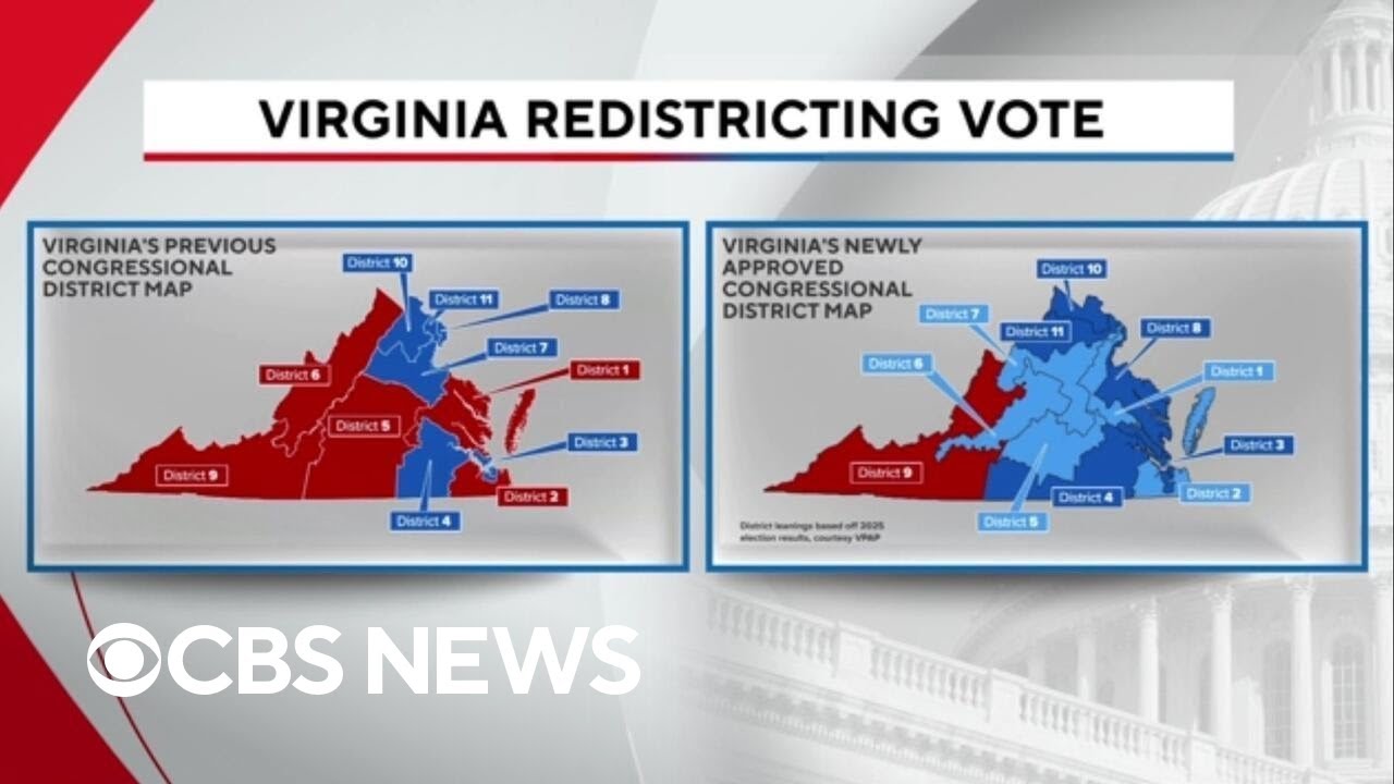 Judge blocks new Virginia congressional maps
