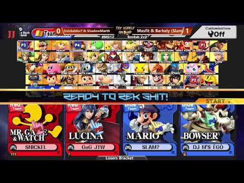 MG12 - ShadowMarth + Snickeldorf vs Mxsfit + Slam Jammington