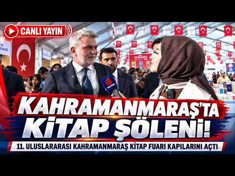 🔴CANLI | Kahramanmaraş'ta 11. Uluslararası Kitap Fuarı kapılarını açtı