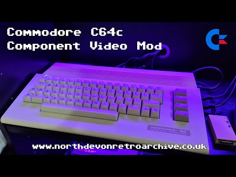 Commodore 64c Component Video Mod - Installation and Testing
