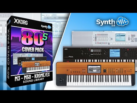 LDX222 - 80s Cover Pack - Korg M3 / M50 / Krome / Krome Ex ( 23 presets ) - Video Preview 1