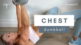 10 Minute Dumbbell Chest Workout at Home