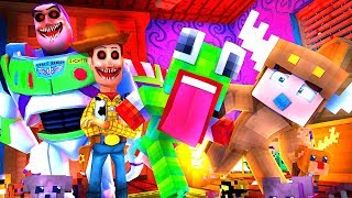 Minecraft Daycare - ESCAPE EVIL TOYS! w/ MooseCraft (Minecraft Kids Roleplay)
