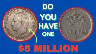 Download lagu Rare 1975 Spain 25 Pesetas Coin! King Juan Carlos I | Value, History & Hidden Secrets! mp3 Download lagu Rare 1975 Spain 25 Pesetas Coin! King Juan Carlos I | Value, History & Hidden Secrets! mp3