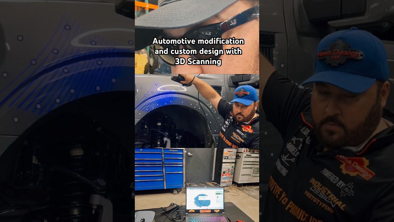 Automotive 3D Scanning Car Parts