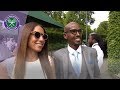 Sir Mo Farah looks forward to a brilliant day ahead at Wimbledon 2019