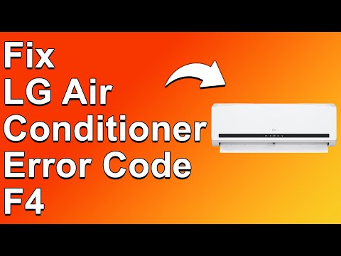 How To Fix LG Air Conditioner Error Code F4 (Internal Fan Problem -What Causes It, And The Solution)
