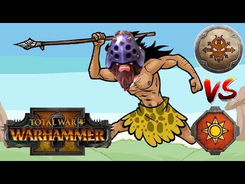 Norsca vs Lizardmen | HUNTING THE ELUSIVE DINO - Total War Warhammer 2