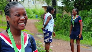 SHE WAS SET UP BY HER WICKED AND JEALOUS FRNDS BCOS SHE IS D MOST BRILLIANT STUDENT IN THEIR VILLAGE