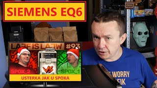 Ekspres SIEMENS EQ6 wyłącza się podczas pracy [WYMIANA PRZEKŁADNI]