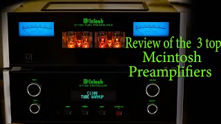 Video thumbnail for 3 Luxury McIntosh Preamps sound review and comparison C1100, C2300, C22, by Gabster