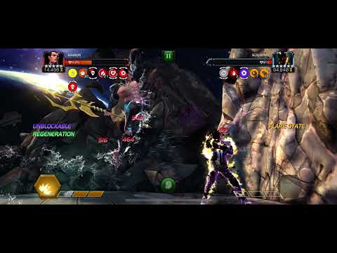 Namor cheeses Sunspot in Shang Chi Challenge - massive damage reflect