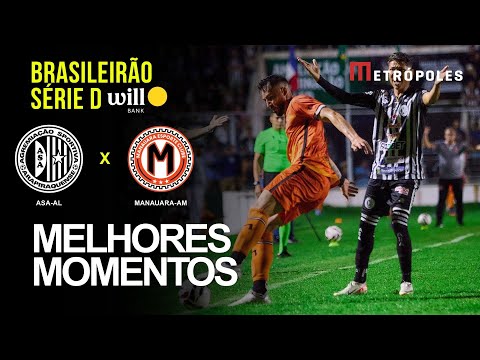 Confira os melhores momentos de ASA-AL 0 X 0 MANAUARA-AM pelo Brasileirão Série D Will Bank