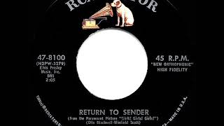 1962 HITS ARCHIVE: Return To Sender - Elvis Presley (a #1 record)