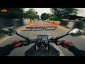KTM Duke 390 POV Pure Sound 4K Video Ride 09 ASMR DJI OSMO Action 3