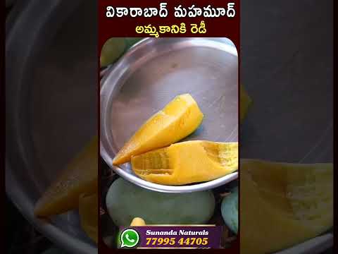 Vikarabad Mahmood Mangoes at Sunanda Naturals# sweet and juicy
