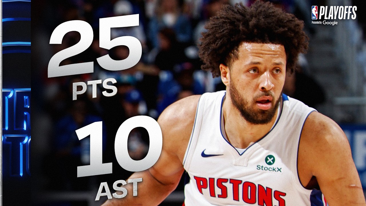Cade Cunningham Joins History With 15th 20+ PT Playoff Game | May 7, 2026