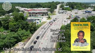 Drone Footage of Two Notch Road in Columbia, South Carolina #columbiasc #dronevideo #4k