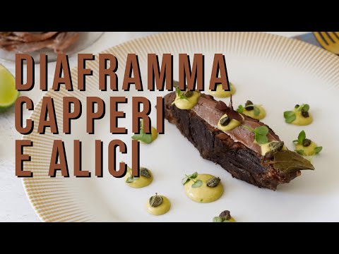 Il #diaframmadivitello con capperi e acciughe del Cantabrico di Chef Deg I @Grupoconsorcio