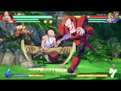 DBFZ S3.5 Master Roshi sparkless midscreen to corner ki blast loop 100 hits