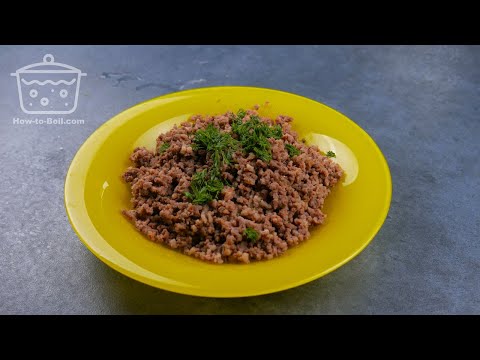 How to Boil Ground Beef