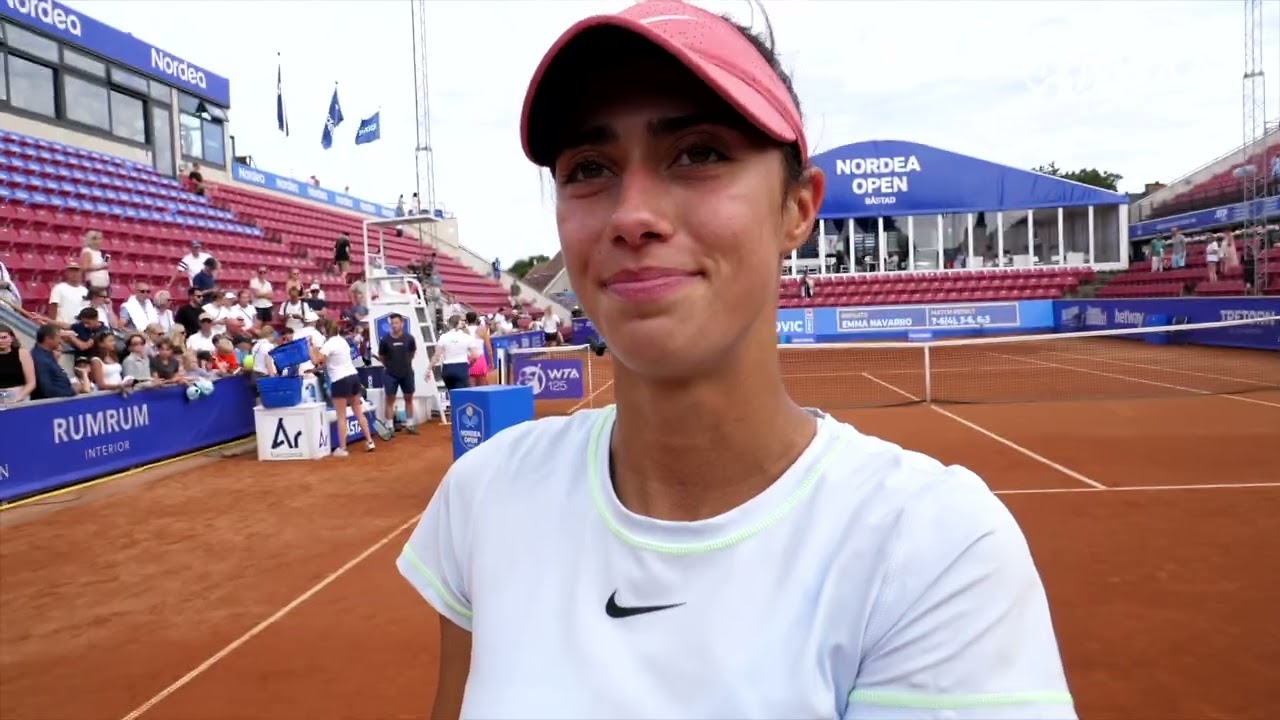 Interview: Olga Danilovic - F - Vinnare - Nordea Open WTA 2023