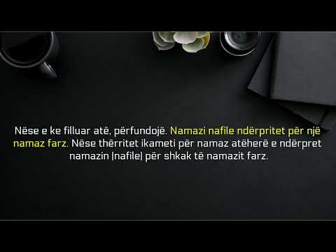 Ndërprerja e namazit nafile për ta zënë namazin e