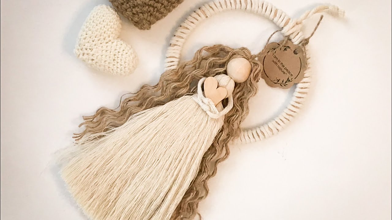 Macrame angel