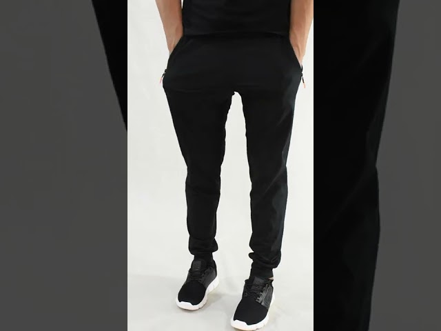Vídeo relacionado con AIEOE - Pantalones de deporte para hombre, brillantes, para mujer, color negro, verde, XXL