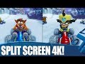 Crash Team Racing Nitro-Fueled - 4K Split Screen Gameplay