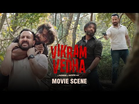 That Moment When Vedha Says : Mauka Bhi Hai Aur Mausam Bhi Hai | Vikram Vedha | Movie Scene