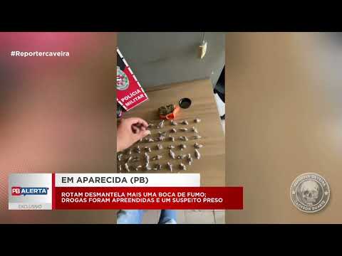 Homem é preso pela ROTAM com drogas ao tentar fugir da polícia em Aparecida