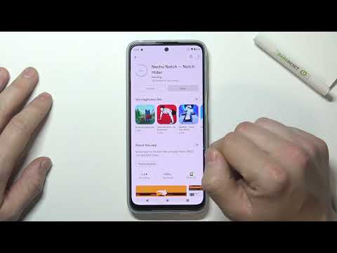 How to Hide Notch on MOTOROLA MOTO G41 - Natcho Notch App