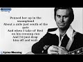 George Jones - Ol' Red | Lyrics Meaning