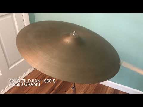 A. Zildjian 22" '60s Stamp Ride Cymbal *Video Demo* image 6