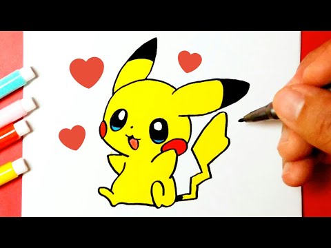 Como Dibujar A Pikachu Bebe Facil Como Dibujar