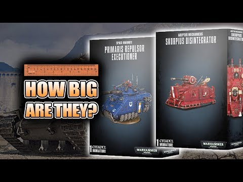 Make Both Versions of the Skorpius Disintegrator, & Primaris Executioner 40k Unboxing & Build