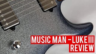 Video thumbnail for Ernie Ball - Music man - Luke III Review by The Guitar Coach