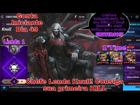 Marvel Future Fight - 063 Detonado Chefe Lenda KNULL 1°KILL