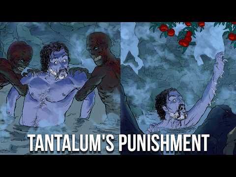 The Torment of Tantalus - Animated Version - Greek Mythology